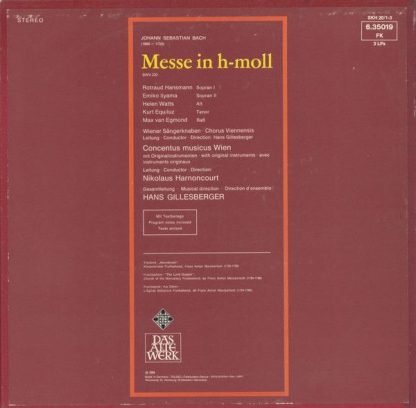Telefunken SKH 20/1-3 - Messe In H-Moll - Image 2