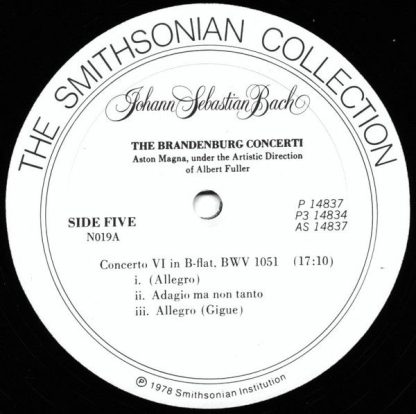 Smithsonian Collection N3016 / P3-14834 - The Six Brandenburg Co - Image 6