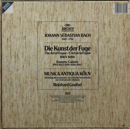 Archiv Produktion 413 728-1 - Die Kunst Der Fuge - Image 2