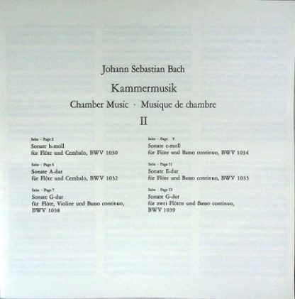 Telefunken 6.35339 EX - Kammermusik  Chamber Music · Musique De - Image 4
