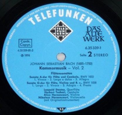 Telefunken 6.35339 EX - Kammermusik  Chamber Music · Musique De - Image 6