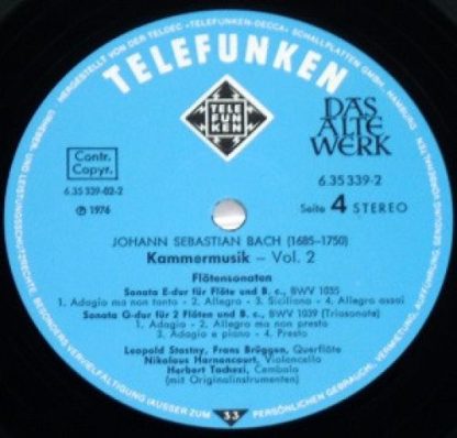 Telefunken 6.35339 EX - Kammermusik  Chamber Music · Musique De - Image 8