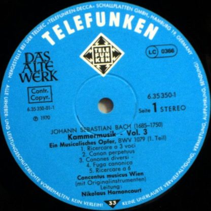 Telefunken 6.35350 EX - Kammermusik (Chamber Music · Musique De - Image 3