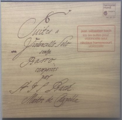 harmonia mundi France HM 381-83 - Les Suites Pour Violoncelle
