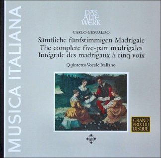 Telefunken SJA 25086-T/1-7 - Sämtliche Fünfstimmigen Madrigale =