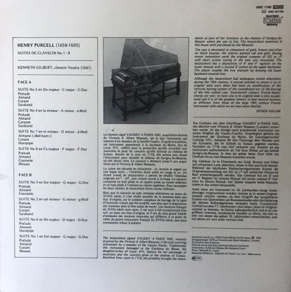 harmonia mundi France HMC 1158 - Suites pour clavecin - Image 2
