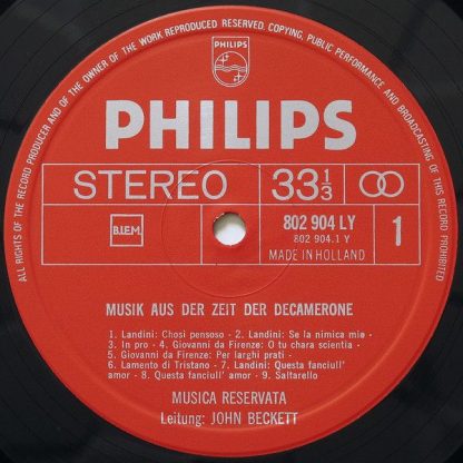 Philips 6747 004 - The Sounde of Musick (Songs and Dances from 1 - Image 3