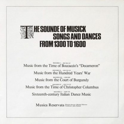 Philips 6747 004 - The Sounde of Musick (Songs and Dances from 1 - Image 5