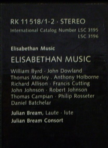 RCA Red Seal RK 11518/1-2 - Elisabethan Music - Image 3