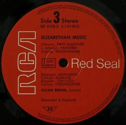 RCA Red Seal RK 11518/1-2 - Elisabethan Music - Image 8
