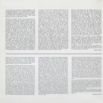 harmonia mundi France HM 218 - Musique De Scene / Airs D'Operas - Image 2