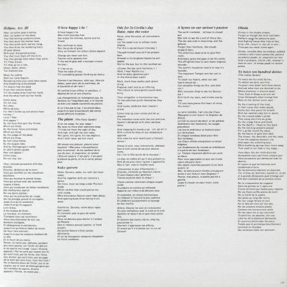 harmonia mundi France HM 218 - Musique De Scene / Airs D'Operas - Image 3