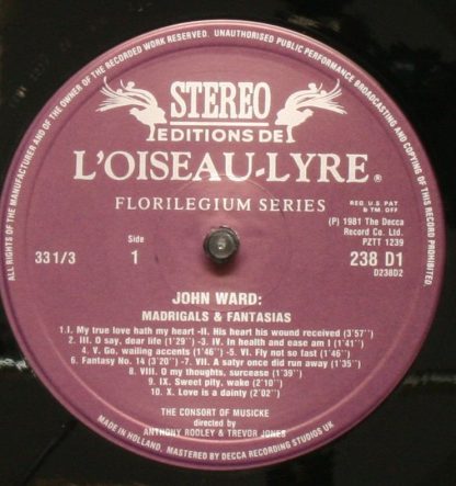 L'OISEAU D238D2 - The first set of English Madrigals - Image 5