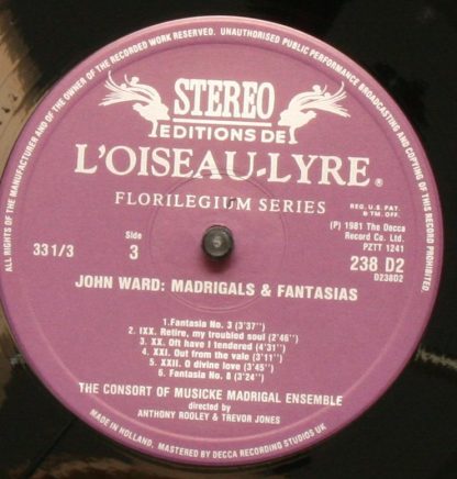 L'OISEAU D238D2 - The first set of English Madrigals - Image 7