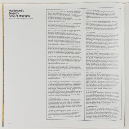 Philips 6747 416 - Madrigali Libro 7 - Image 12