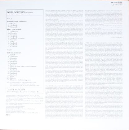Harmonia Mundi HMC 1184 - Suites De Clavecin - Image 2