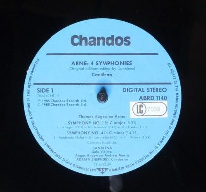 Chandos ABRD 1140 - Four Symphonies - Image 3