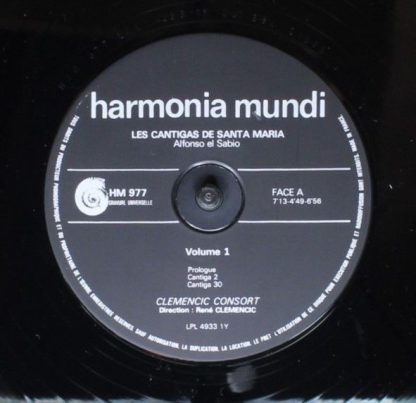 Harmonia Mundi HM 977 - Les Cantigas De Santa Maria Vol.1 - Image 5