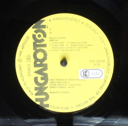Hungaroton SLPX 12674-75 - Hommage A Scarlatti - Sonatas - Image 8