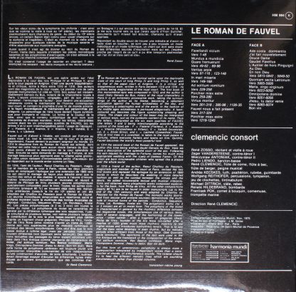Harmonia Mundi HM 994 - Le Roman De Fauvel - Image 2