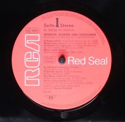 RCA Red Seal RL 30336 - Sacred And Secular Songs Of The Middle A - Image 5