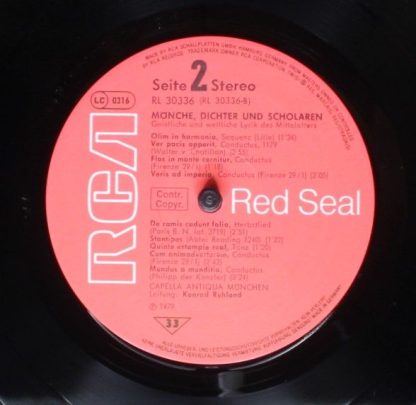 RCA Red Seal RL 30336 - Sacred And Secular Songs Of The Middle A - Image 6