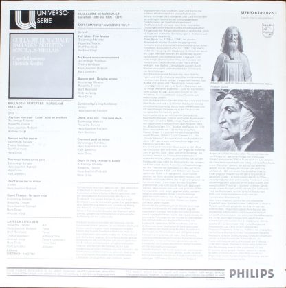 Philips 6580 026 - Balladen - Motetten - Rondeaus - Virelais - Image 2