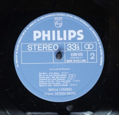 Philips 6580 026 - Balladen - Motetten - Rondeaus - Virelais - Image 4