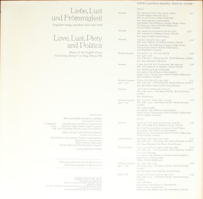 BASF 25 22286-1 - Liebe, Lust Und Frömmigkeit - Image 2