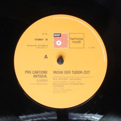 BASF/Harmonia Mundi 25 22065-6 - Musik Der Tudor-Zeit : Messen U - Image 5