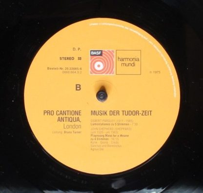 BASF/Harmonia Mundi 25 22065-6 - Musik Der Tudor-Zeit : Messen U - Image 6