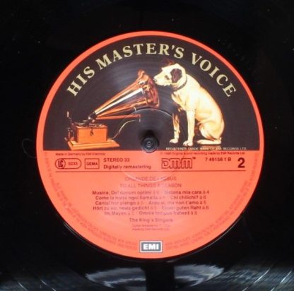 His Master's Voice 067 EL 7491581 - To All Things A Season (Chan - Image 6