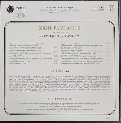 Astree AS 86 - XXIII Fantasies A III. IIII. V. Et VI. Parties - Image 3