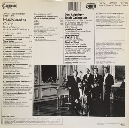 Capriccio C 27 066 - Musikalisches Opfer BWV 1079 - Image 2