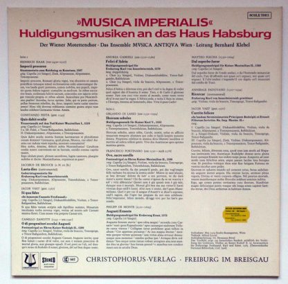 Christophorus SCGLX 73 911 - Musica Imperialis · Huldigungsmusik - Image 4