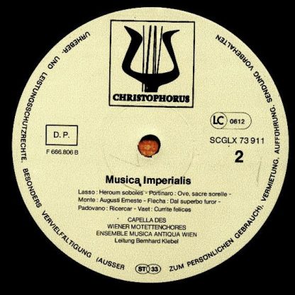 Christophorus SCGLX 73 911 - Musica Imperialis · Huldigungsmusik - Image 6