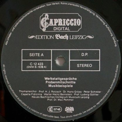 Capriccio C 12 423 - Werkstattgespräche Probenmitschnitte Musikb - Image 3