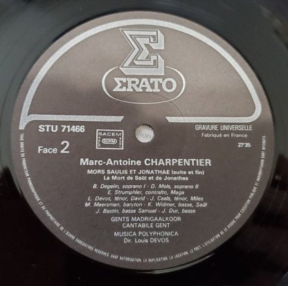 Erato STU 71466 - Mors Saulis & Jonathae (La Mort De Saul Et De - Image 6