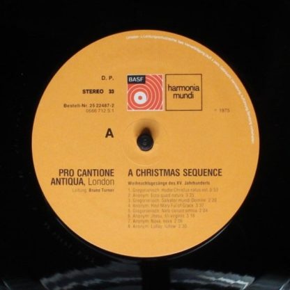 BASF/Harmonia Mundi 25 22487-2 - A Christmas Sequence - Weihnach - Image 9