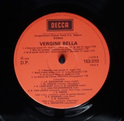 DECCA 153.010 - De Eeuw der Boergondische hertogen - Vergine Bel - Image 6