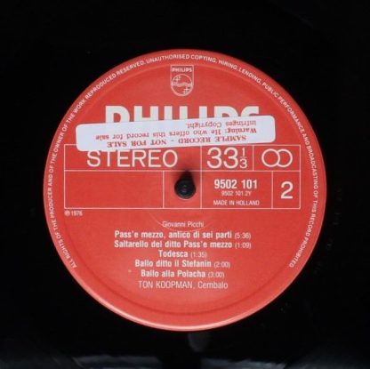 Philips 9502 101 - Danze E Toccata - 9 Stücke Für Cembalo, 9 Pie - Image 6