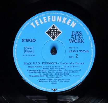 Telefunken SAWT 9525-B - Lieder des Barock - Image 4