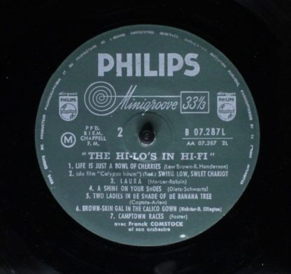 Philips B 07.287 L - The Hi-Lo's In Hi-Fi - Image 4