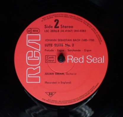 RCA Red Seal LSC 2896-B - Lute Suites Nos. 1 And 2 - Image 4
