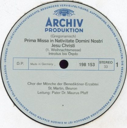 Archiv Produktion 198 153 - Prima Missa In Nativitate Domini Nos - Image 7
