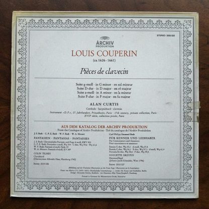 Archiv Produktion 2533 325 - Pièces De Clavecin - Image 2