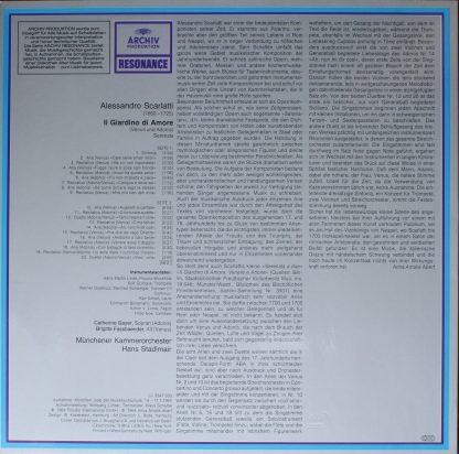 Archiv Produktion 2547 033 - Il Giardino Di Amore (Venere E Adon - Image 2