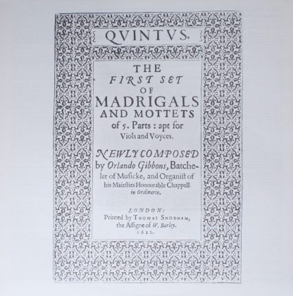 L'Oiseau-Lyre DSLO 512 - Madrigals & Motets 1612 - Image 3