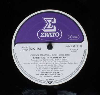Erato ZL 11934 - Kantate BWV 4 - Christ lag in Todesbanden - Kan - Image 5