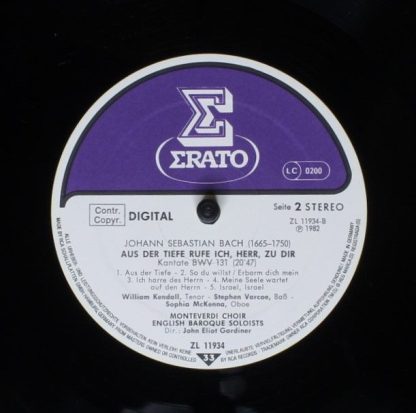 Erato ZL 11934 - Kantate BWV 4 - Christ lag in Todesbanden - Kan - Image 6